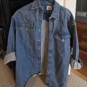 Levi's Classic Blue Denim Shirt